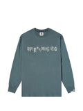 A BATHING APE® record logo long sleeve sweatshirt