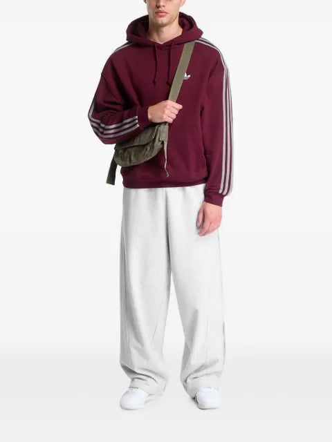 adidas Adicolor Classics 3-Stripes logo-embroidered hoodie